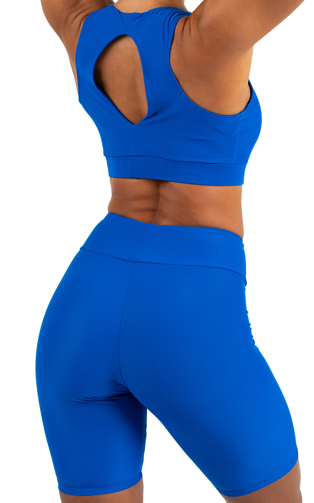 Fitness + Financial Gains™ Kentucky Blue High-Waisted Short Set