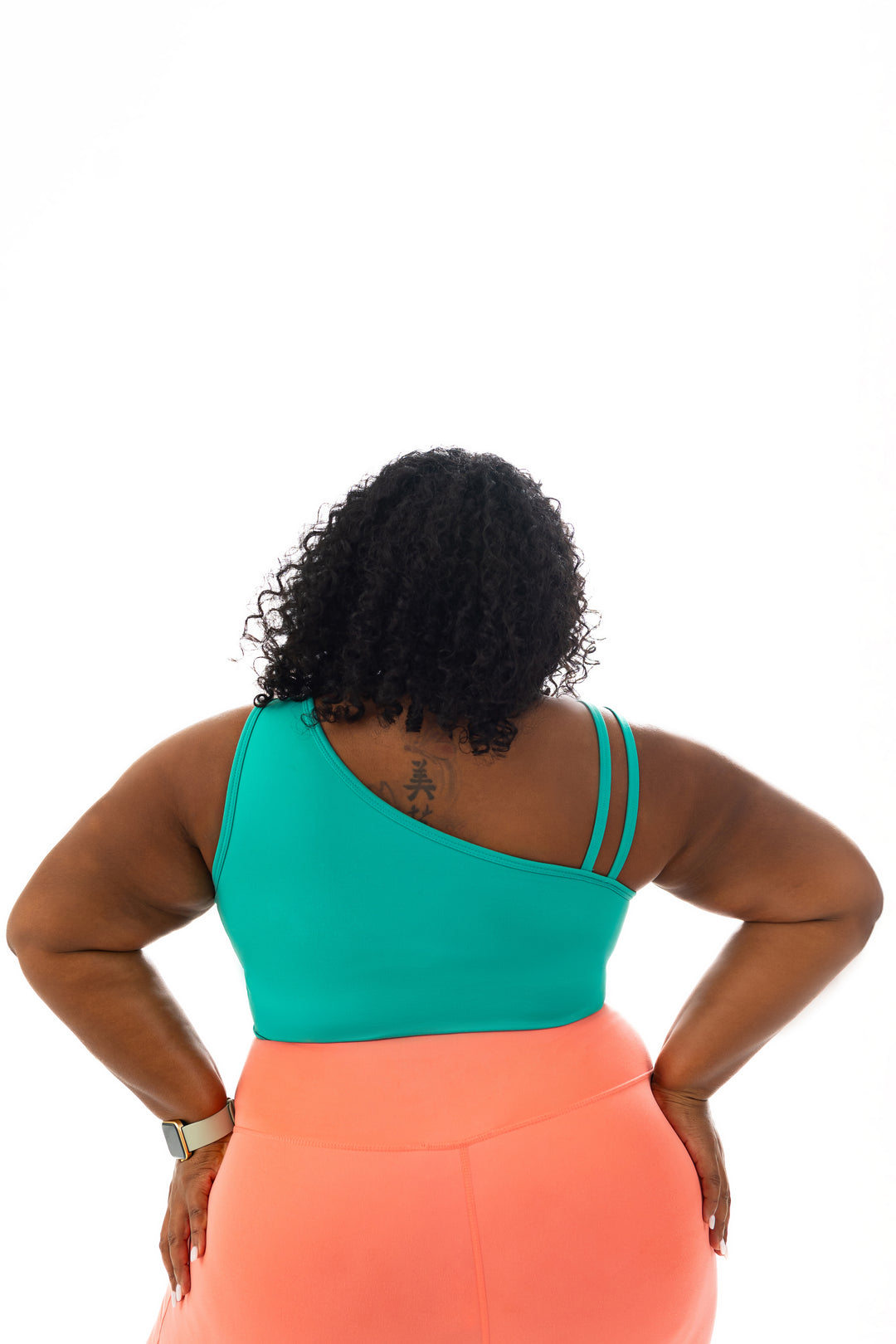 Fitness + Financial Gains™ CURVE Miami Dolphins Inspired* One Shoulder Top