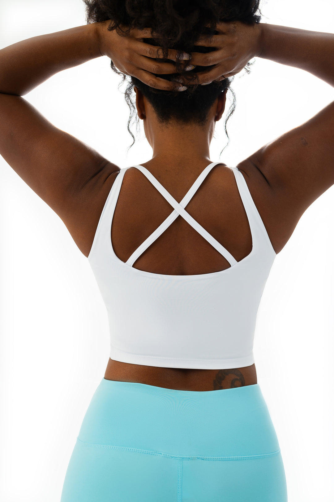 Fitness + Financial Gains™ Brite White Built In Bra Top