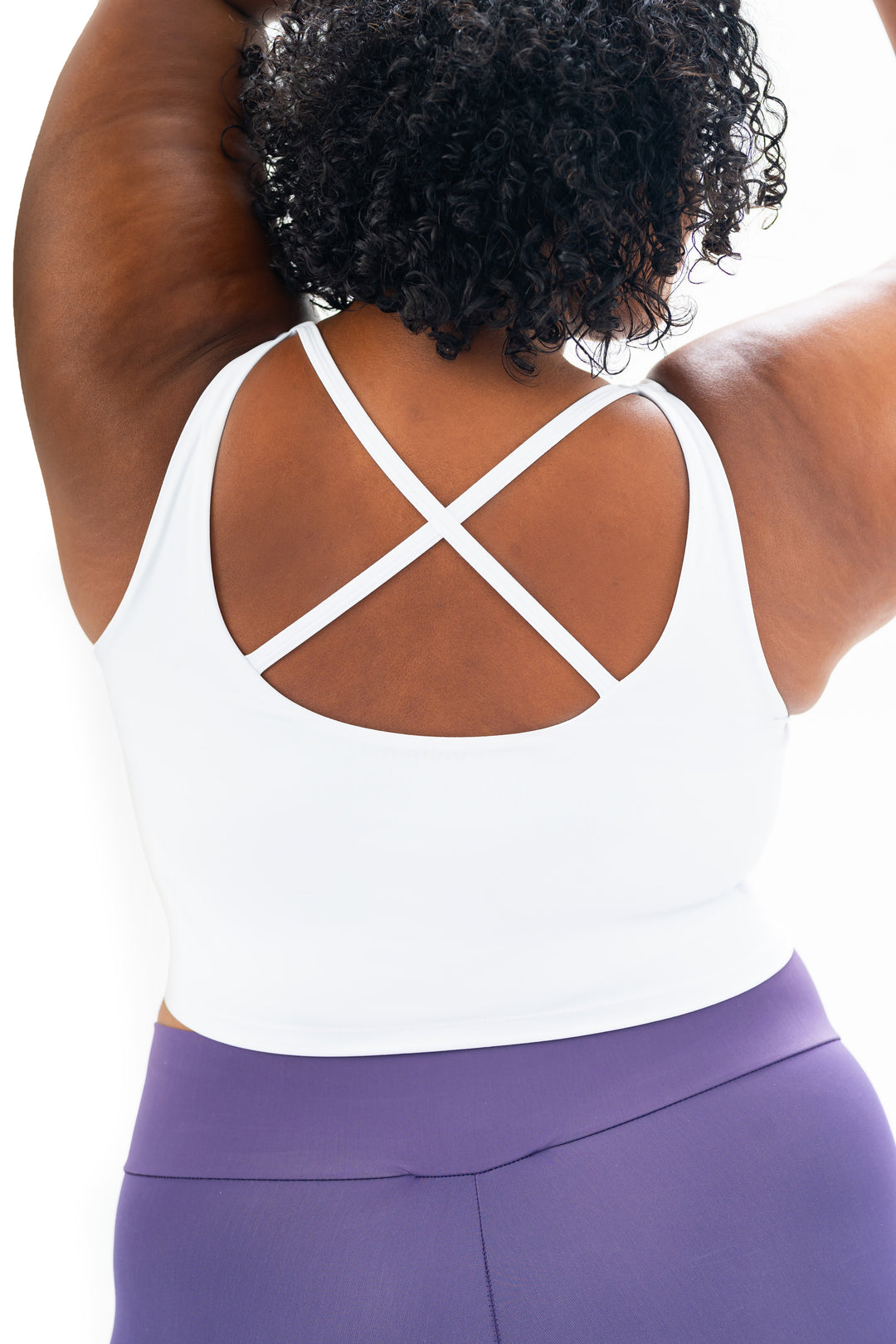 Fitness + Financial Gains™ Brite White Built In Bra Top