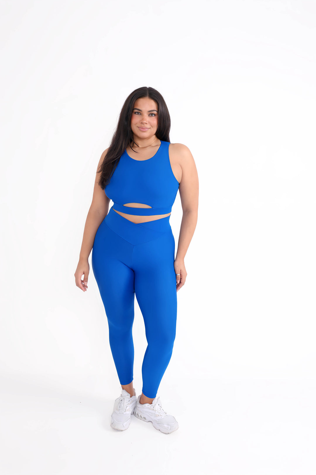 Fitness + Financial Gains™ Kentucky Blue Crossover Leggings Set