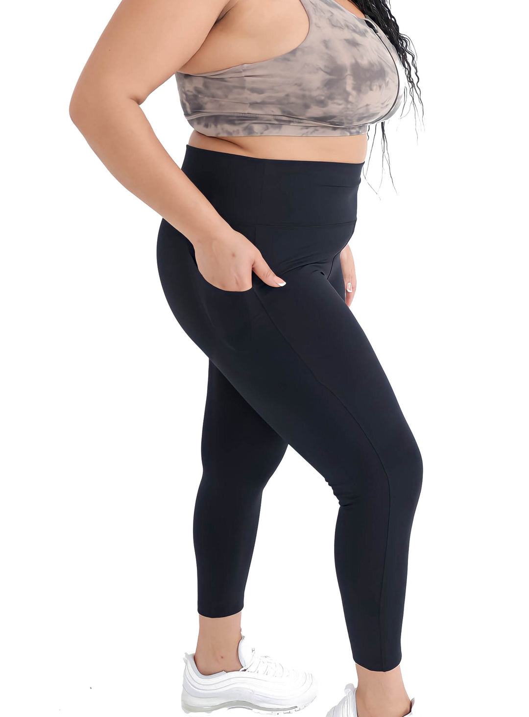 Fitness + Financial Gains™ Classic FFGAINS Black Legging