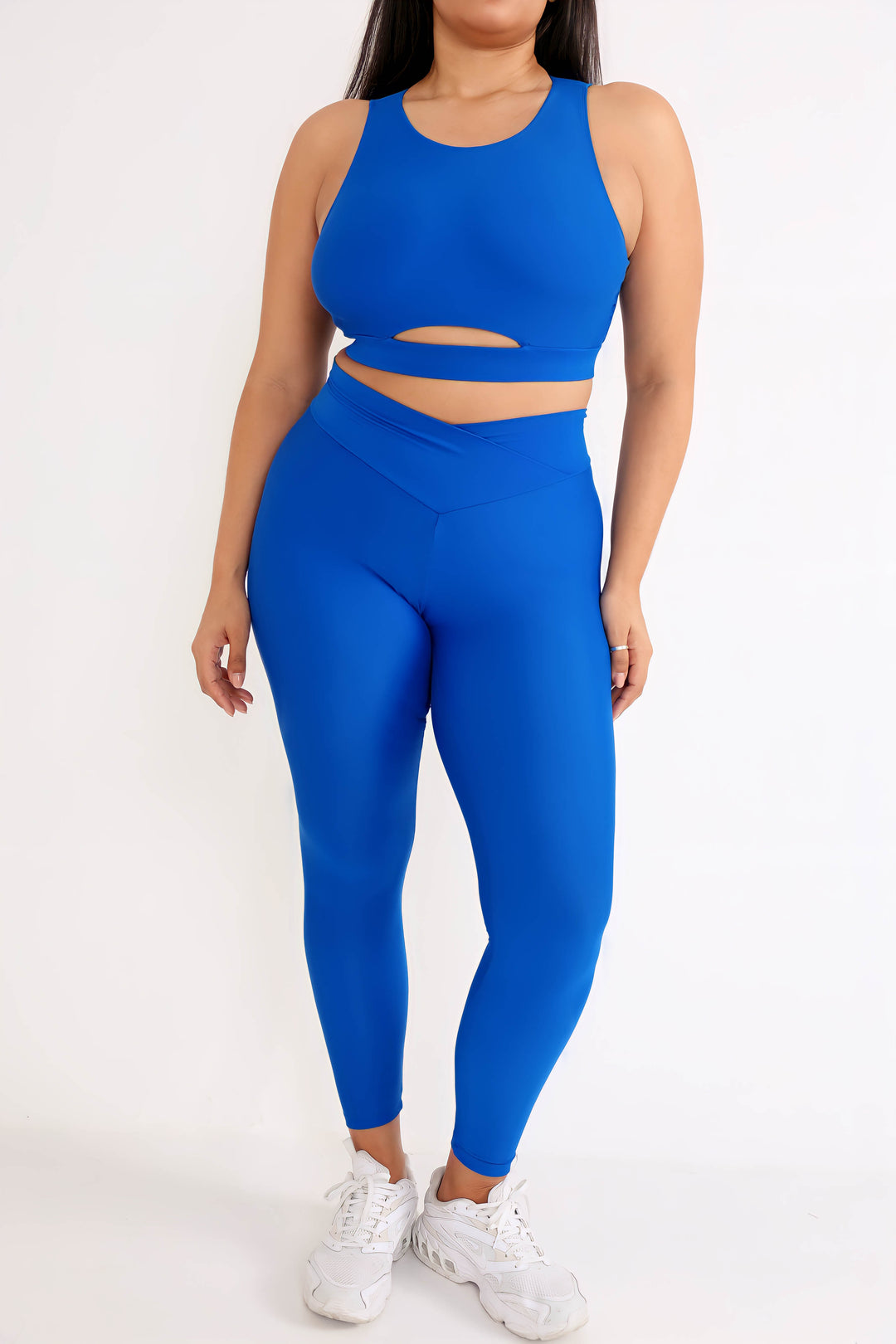 Fitness + Financial Gains™ Kentucky Blue Crossover Leggings Set