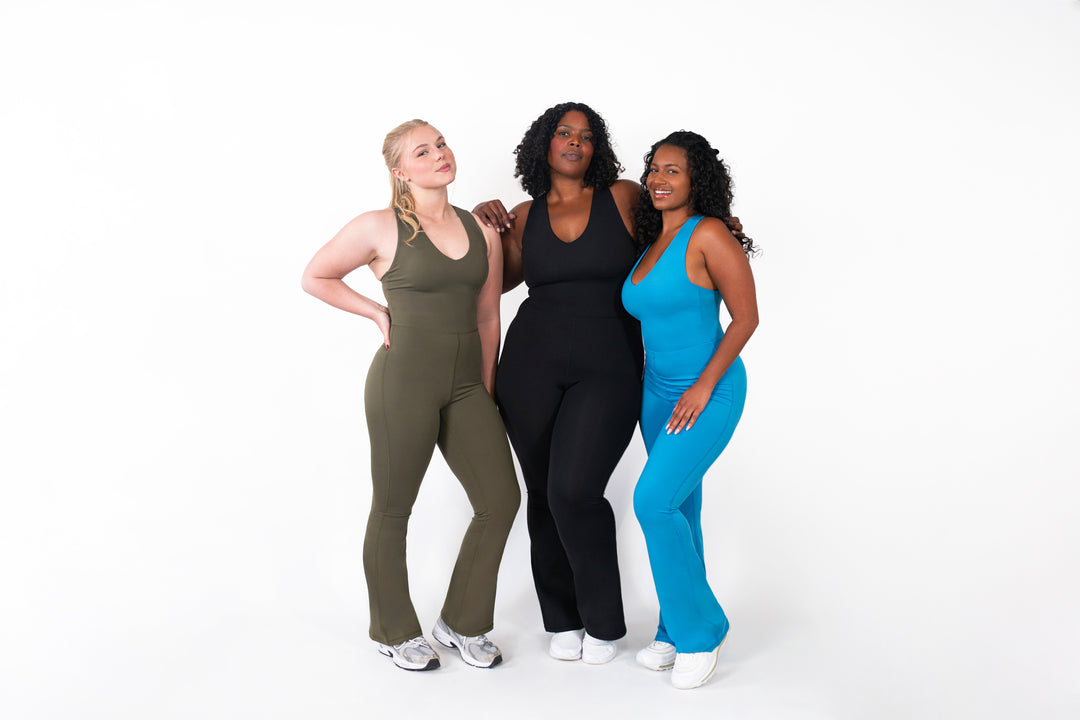 Fitness + Financial Gains™ Sage Flared Bodysuit