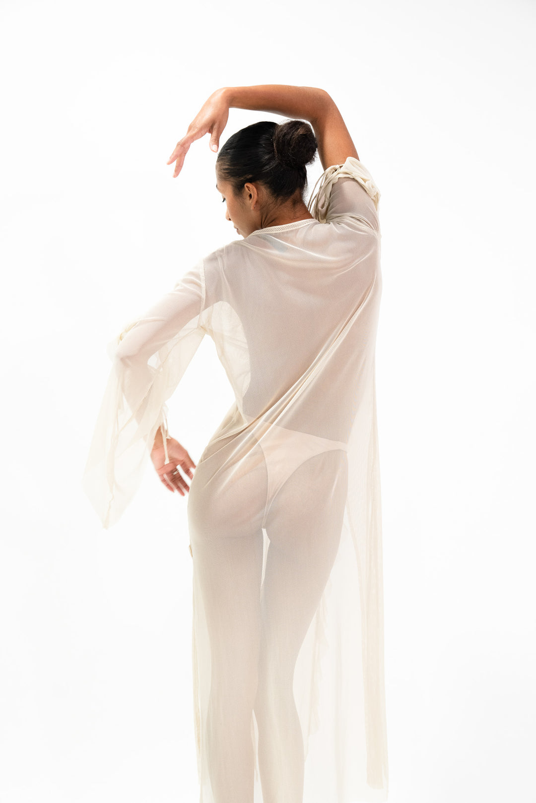 Fitness + Financial Gains™ SWIM: Nude Kaftan Dress - *PRE-0RDER*