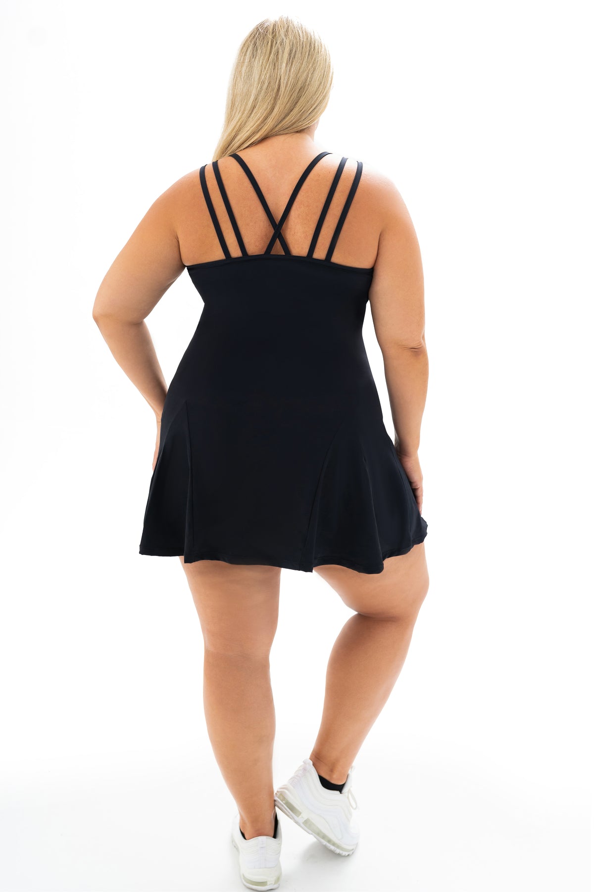 Fitness + Financial Gains CURVE All Black Active Dress Fitness + Financial Gains / FFGAINS Fitness + Financial Gains CURVE All Black Active Dress Fitness + Financial Gains / FFGAINS