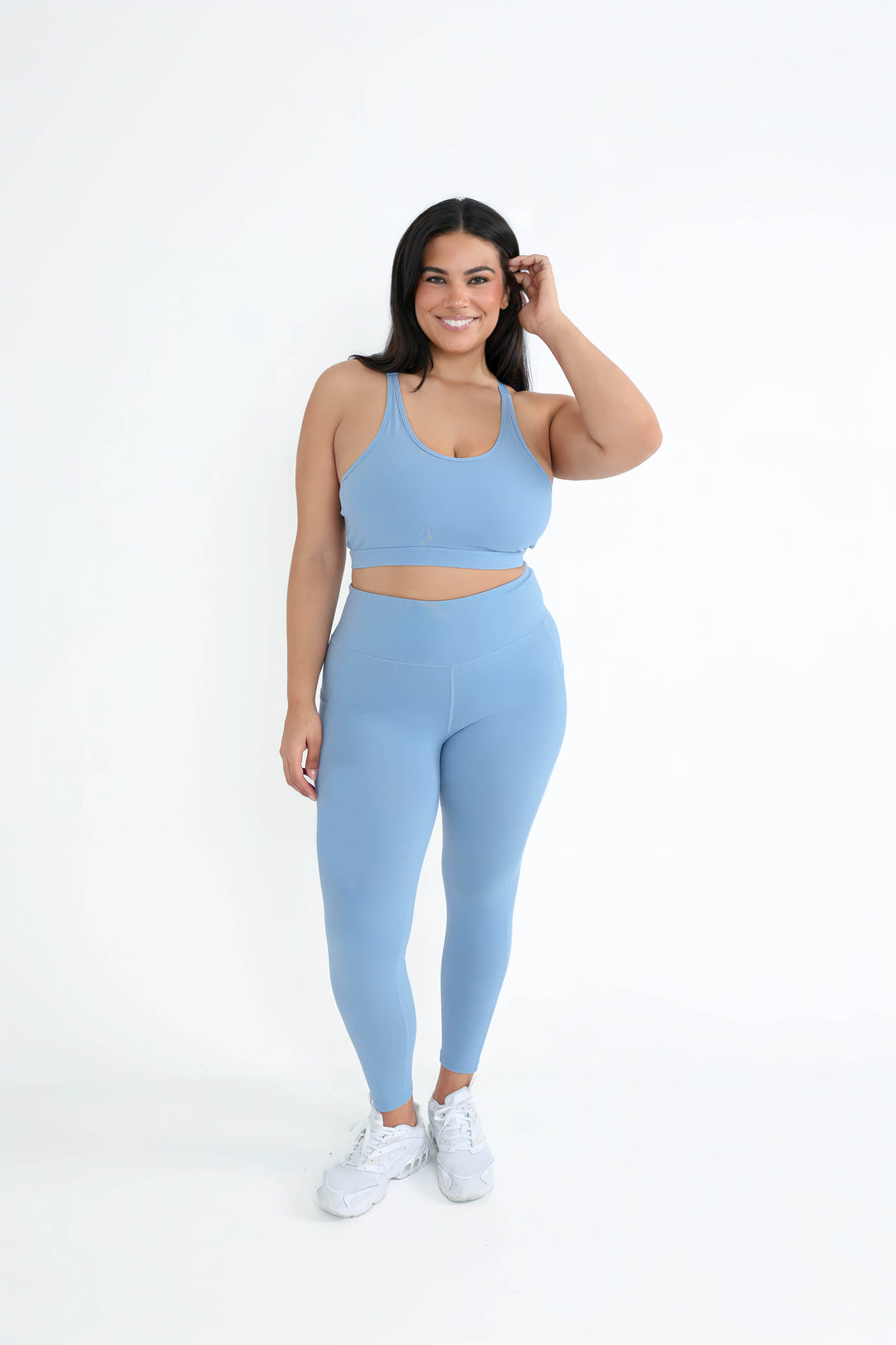 Carolina Blue High-Waisted Legging Set