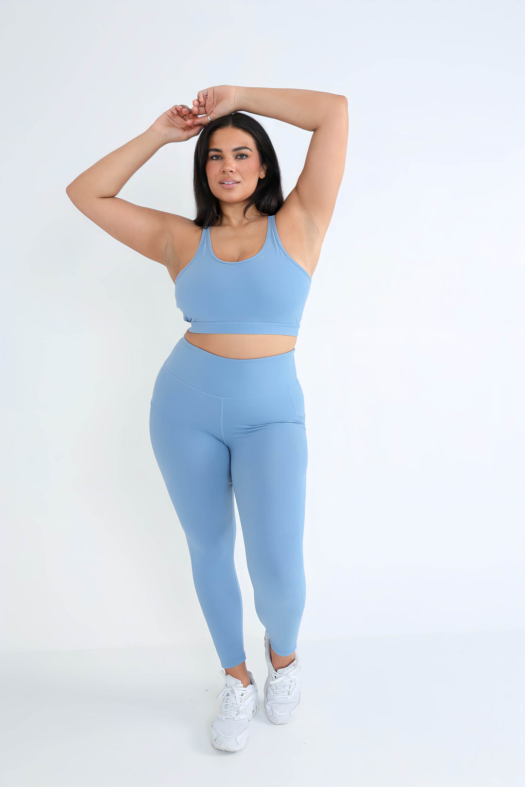 Carolina Blue High-Waisted Legging Set